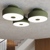 LED Plafond Deckenleuchte 4x E27 Olivgrün OMIQ Crimson SL.1680 Sollux