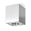 Aufbauleuchte HALOGEN Wasserdicht Aluminium SPOT TUBE 95mm IP44 Chrom AQUARIUS SQUARE Kobi