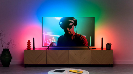 2x LED Gaming Schreibtischlampe RGBIC Gradient 30cm Lichtleiste Smart SMART WiFi Bluetooth Anwendung WiZ