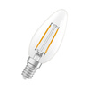 LED-Lampe B35 E14 Kerze 1.8W = 25W 250lm 2700K Warm 320° Glühfaden Dimmbar SUPERSTAR Osram