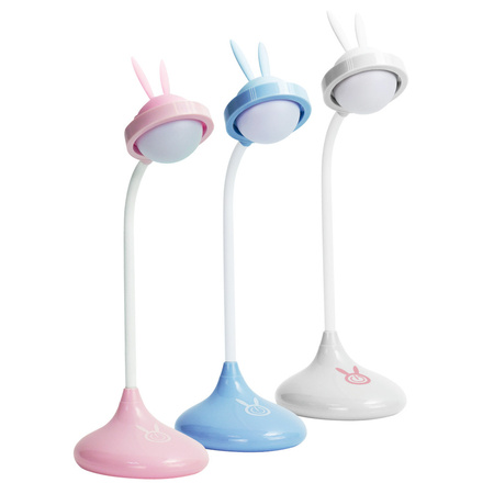 LED-Deko-Nachtlicht mit wiederaufladbarem Akku Kaninchen blau GOLDLUX (Polux)