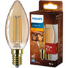 LED-Kerzenlampe E14 B35 3,1W = 25W 250lm 1800K warmes Filament bernsteinfarben PHILIPS