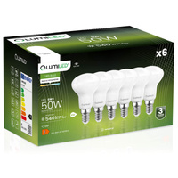 6x LED Lampen E14, Glühbirne R50 6W = 50W 540lm 120° 4000K neutral LUMILED