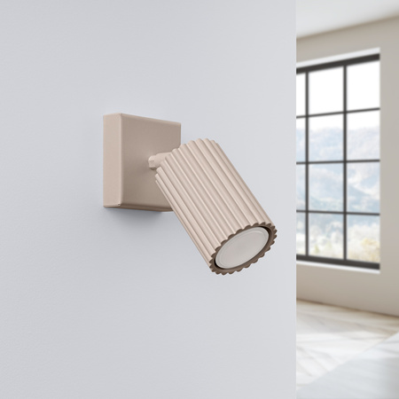 Wandleuchte GU10 Aluminium Taupe Carbon Deep Space SL.1761 Sollux