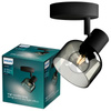 Wandleuchte E14 LED Schwarz Sleet Philips