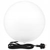 Gartenlampe mit Nieten für den Außenbereich E27 weiße Lichtkugel 35 cm 230 V