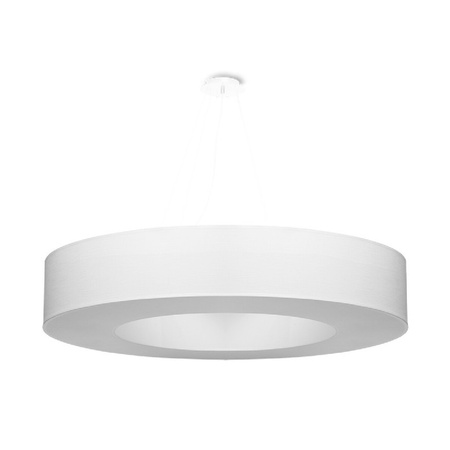 SATURNO LED Hängeleuchte 8xE27 Kronleuchter 90cm Weiß SOLLUX