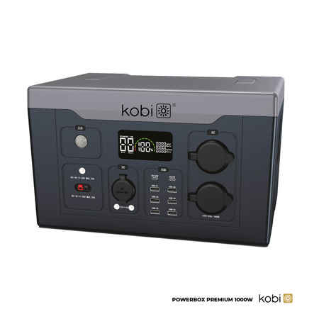 Power Bank Powerbox Tragbare mobile Stromstation 1000W Premium KOBI
