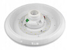 Plafond LED Deckenanbauleuchte 12W 960lm 4000lm neutralweiß 160° Round White Masterled