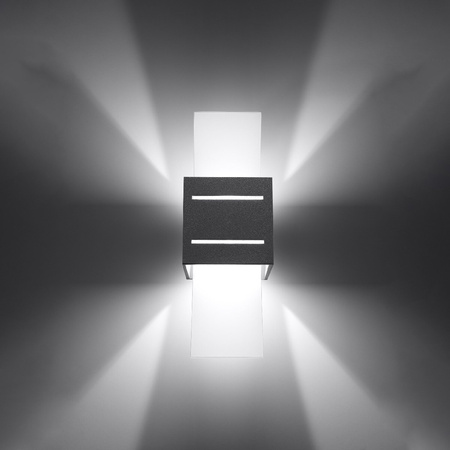 LED LORETO G9Wandleuchte Grau SOLLUX