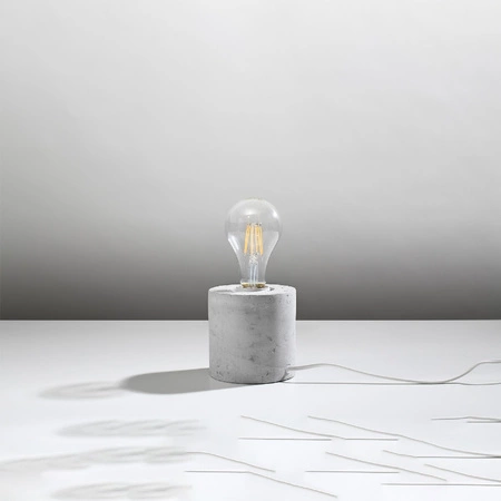 SALGADO E27 Nachttischlampe aus Beton SOLLUX