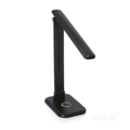 LED 7W 460lm CCT 120° Wiederaufladbare Schreibtischlampe Schwarz Noblite Kobi