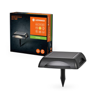 LED 1.2W 60lm 3000K IP65 Grau Endura Ledvance Outdoor Solar Gartenlampe