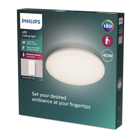 LED Plafond Deckenleuchte 40W 2700-6500K DIMMABLE CCT 48cm WINCEL + PHILIPS PILOT