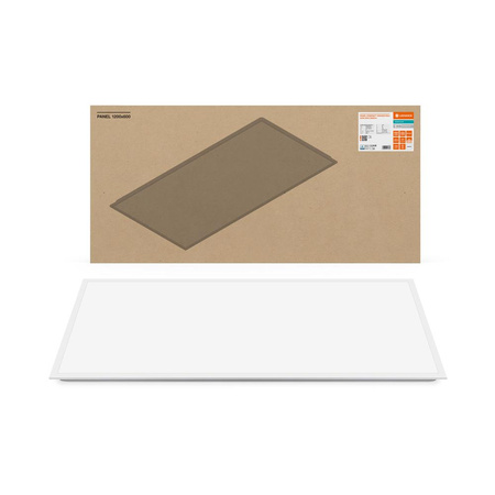 Panel LED-Deckenleuchte 53W 5830lm 4000K Neutral Dimmbar Anbau Weiß 120x60cm Kompakt Ledvance