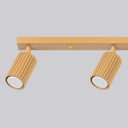 Tuba Spot Reflektor Deckenleuchte 4x GU10 Gold Carbon Deep Space SL.1565 Sollux