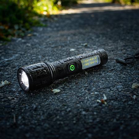 Wiederaufladbare taktische LED-Taschenlampe 5W 260lm Handheld Power + SMD VA0184 VAYOX