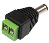 DC 2,5/5,5 mm MONTAGE-Netzstecker für LED-Streifen