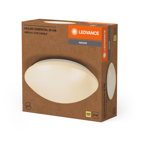 LED Plafond Deckenleuchte 13W 920lm 3000K Warm Weiß 25cm Essentials Ledvance