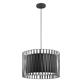 HARMONY BLACK Abgehängte Decke Lampenschirm Schwarz Elegant 3xE27 1655 TK Lighting