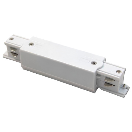Gerader Verbinder für Dreiphasen-Sammelschienen weiß