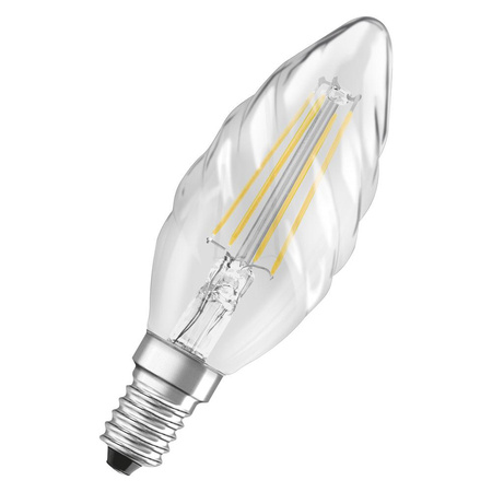 LED Leuchtmittel E14 BW35 4W = 40W 470lm 2700K Warm 300° OSRAM STAR Filament