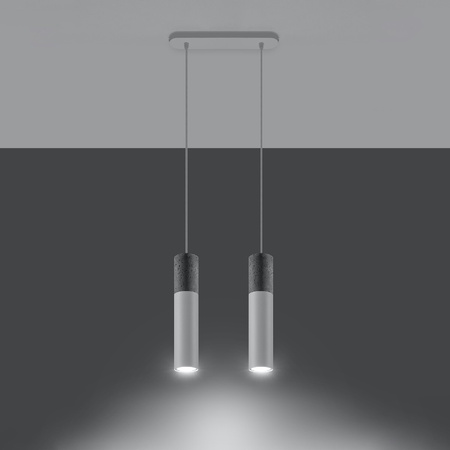 LED-Hänge-Deckenleuchte BORGIO 2xGU10Weiß SOLLUX