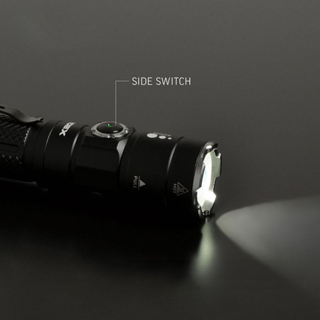 LED Wiederaufladbare Hand-Taschenlampe 10W 1200lm Zoom 6 Modi USB-C IP44 Videx