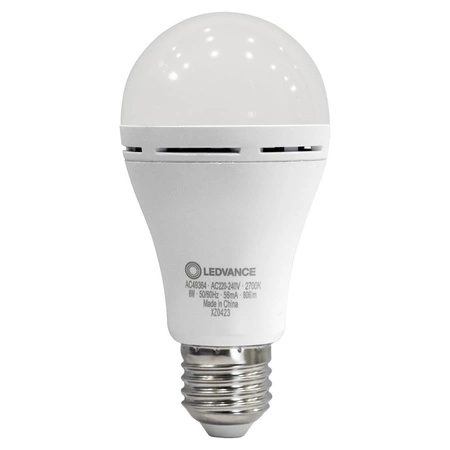 LED-Lampe E27 A60 8W = 60W 806lm 2700K Warm 180° Ledvance