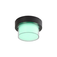 LED-Garten-Deckenleuchte für den Außenbereich DURBE 10W RGB+CCT IP54 WIFI+BLUETOOTH rund schwarz und weiß RABALUX