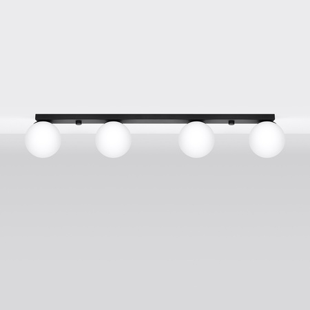 YOLI 4 4xG9 Schwarz Modern SOLLUX Deckenleuchte