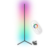 Eck-Stehleuchte Schwarz 20W RGB-Farbwechsel Fernbedienung