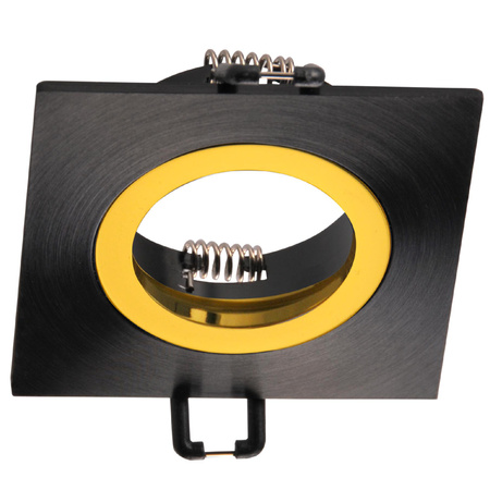 Spot GU10 Schwarz FEBE Sanico Goldlux Einbaustrahler Leuchte