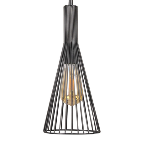 Hängelampe 3x E27 Schwarz Tiana Sanico Goldlux