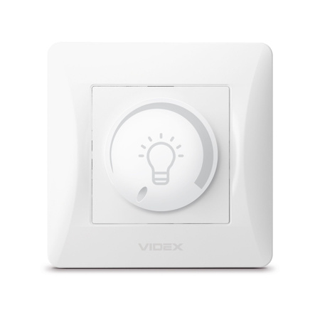 LED-Dimmer 200W 10A Aufputz Weiß BINERA VIDEX