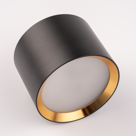 HALOGEN-Anbauleuchte SUNLA Tuba Gx53 LED Spot Wandleuchte Waltz Schwarz und Gold LUMILED