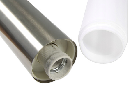 Außengartenlampe E27 SILVER POST 65 cm mit Bewegungs- und Dämmerungssensor