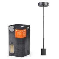 Decke Hängelampe Grau Vintage 1906 Pendel Ledvance