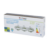 Deckenleuchte 3xGU10 rund aus Aluminium VT-784 V-TAC