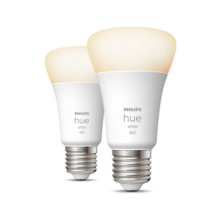2PAK LED-Lampe E27 A60 9W 2700K Warm PHILIPS HUE Weiß Bluetooth Zigbee