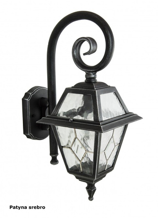 Außengartenlampe Elevation LED-WANDLAMPE Buntglas K 3012/1/N E27 Su-Ma