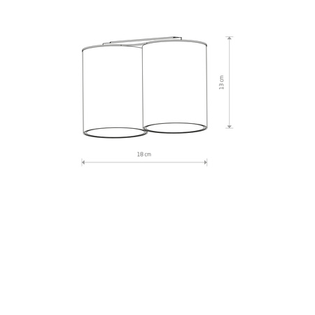 EYE TONE II Deckenleuchten 8087 Nowodvorski Schwarz-Gold 2xGU10 Deckenstrahler Modern