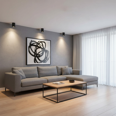 Runde Deckenanbauleuchte JUPITER 13 C GOLDLUX (Polux) DOWNLIGHT E27