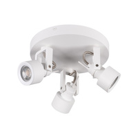 Wand- und Deckenleuchte SONDA II PAR16 3xGU10 Weiß KANLUX