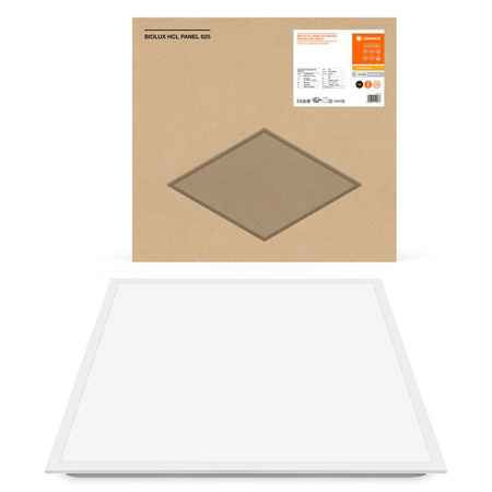 LED-Panel Büroleuchte Deckenleuchte 40W 4600lm 2700K - 6500K CCT Dimmbar Flush Mount Weiß 62x62cm UGR19 Biolux Hcl Ledvance