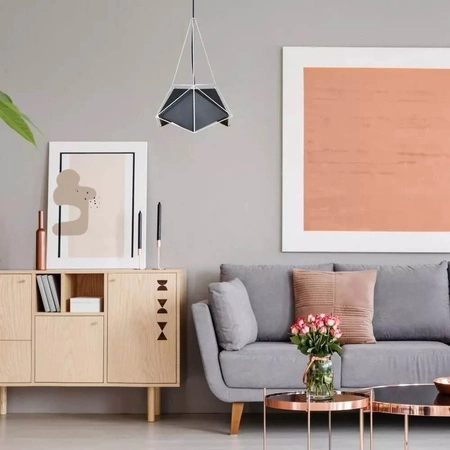 Hängeleuchte E27 Geometrisch weiß PRISM 40x54cm VT-7401 V-TAC