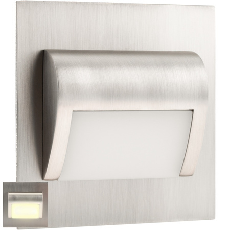 Treppenleuchte DECORUS 9 LED 1,2W Satin ProVero Warm