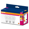 3x LED Lampe E27 A60 4,9W = 40W 470lm 3000K Wärme 200° OSRAM VALUE