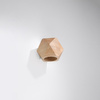LED WOODY G9Wandleuchte Naturholz SOLLUX