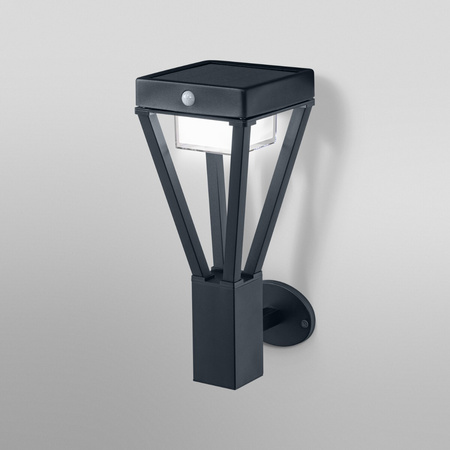 Wandleuchte Solarwand-Fassadenleuchte 6W 550lm 3000K Bewegungssensor Endura STYLE SOL WALL LEDVANCE